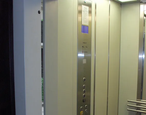 Metal sheet work for elevator